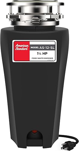 Miniatura 8 de American Standard 10-US-AS-5 Triturador de basura, 12 HP Economy, negro