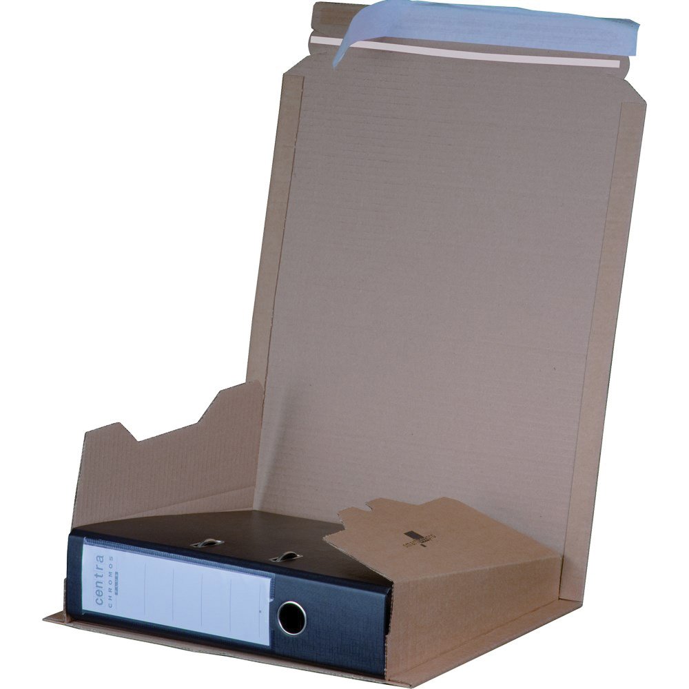 Opakowanie na segregatory A4 (320 x 290 x 35 – 80 mm) brązowe 20 sztuk