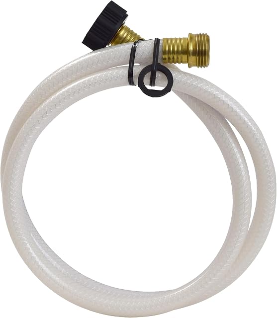 Valterra W01-5048 AquaFresh High Pressure Drinking Water Hose - 1/2" x 4', White