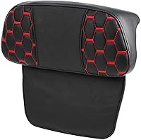 Vista 21 de C.C. RIDER Pasajero Respaldo Pad Razor Chopped Tour Pack para Harley Davidson Touring CVO Street Glide Road Glide Electra Glide 2014 en adelante