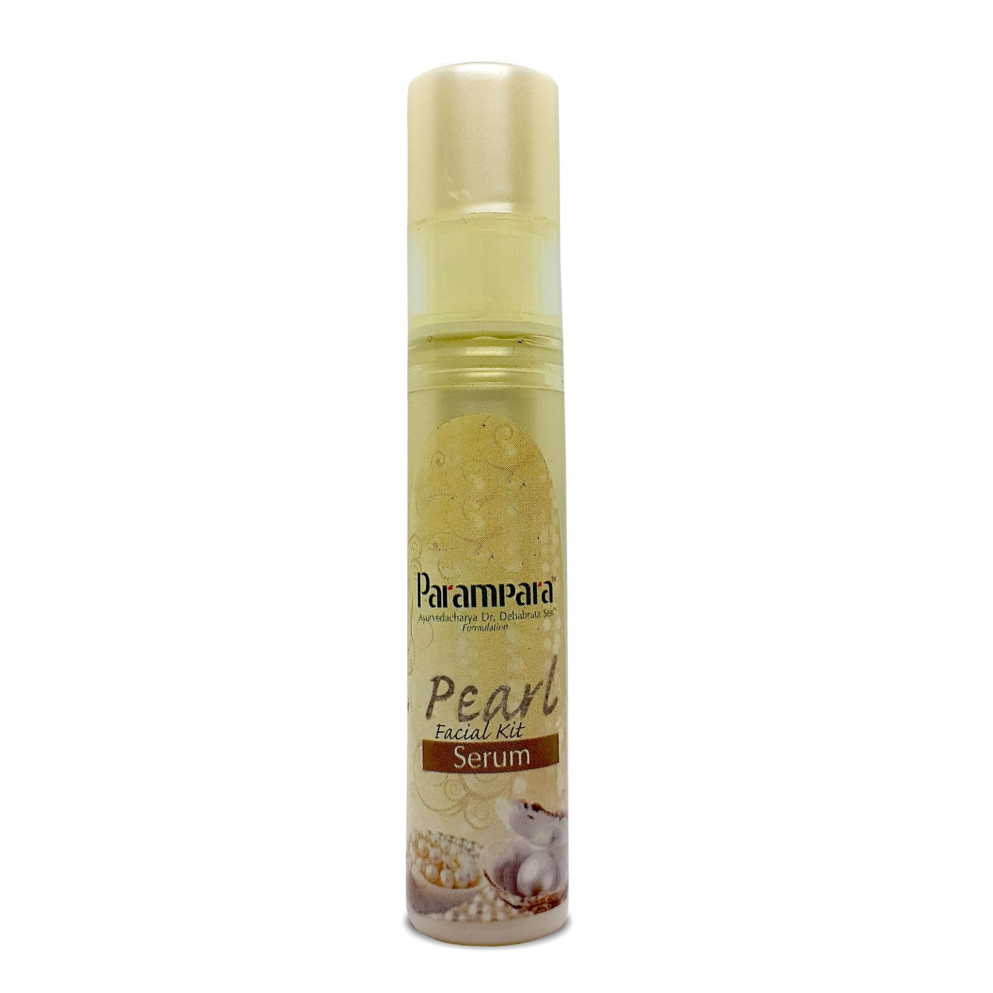 Parampara Ayurved Pearl Serum for Brightening and Glowing Glass Skin With Natural Oriental Pearls 15ml