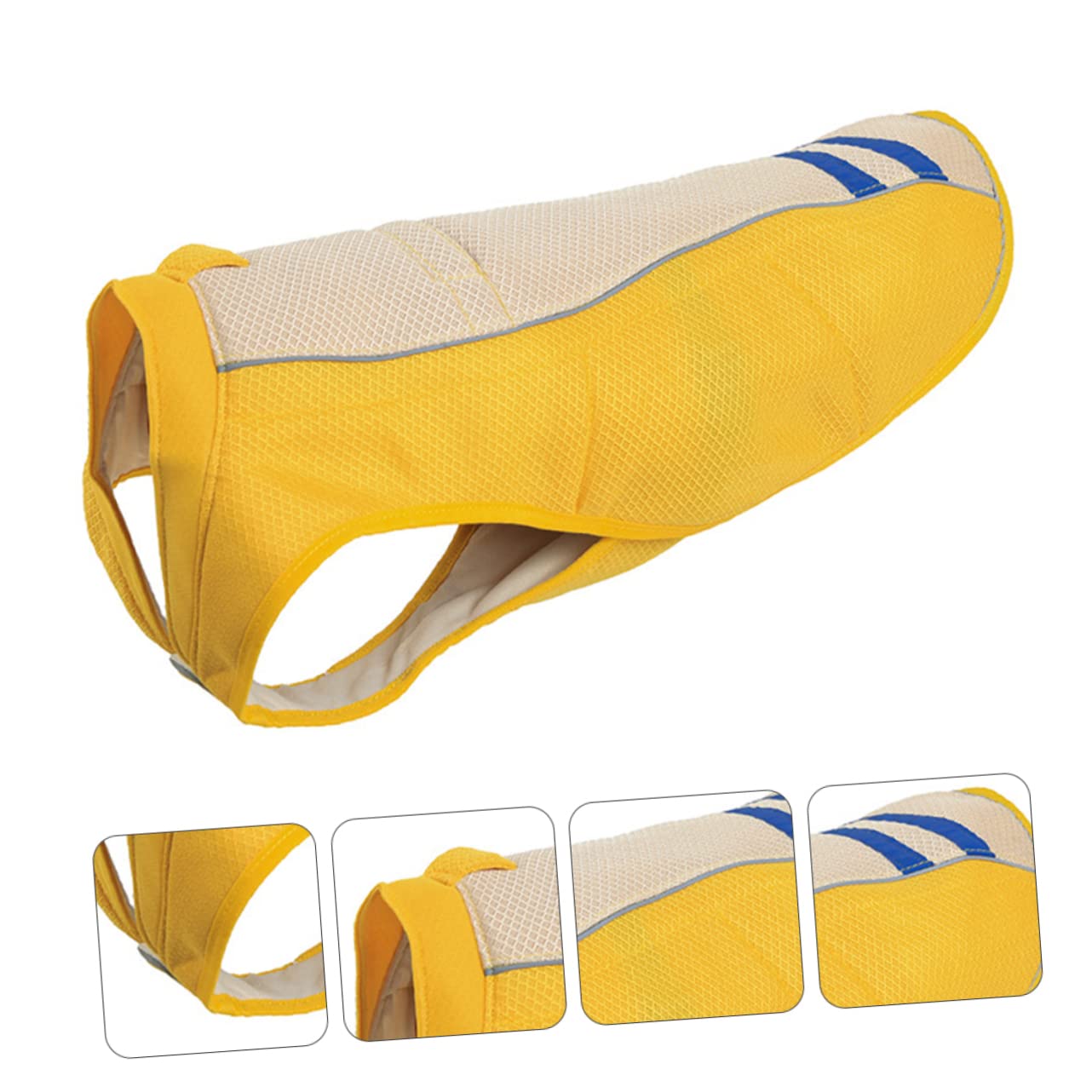 1pezzi Gilet Rinfrescante Estivo per Cani Giubbotto Traspirante Abbigliamento Estivo per Animali vestibilità e Leggera Protezione dal Calore per tue Feste Estive