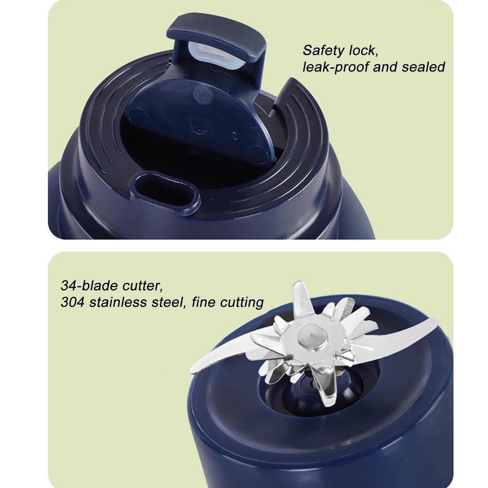 Extractor de portátil 800 ml eléctrico inalámbrico
