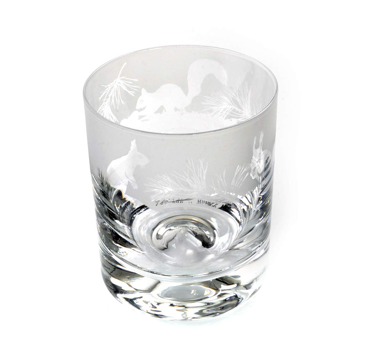 Milford CollectionSquirrel - 30cl Animo Glass Whiskey Tumbler by The