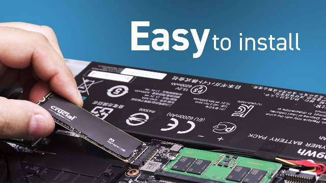 Crucial P3 1TB M.2 PCIe Gen3 NVMe Internal SSD - Up to 3500MB/s