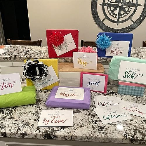 Open When Envelopes | Packs of 16 Message, 16Pcs Open When Letters Kit for College, Going Away To College Gifts, College Going Away Gifts Open When Envelopes for College Student (1)