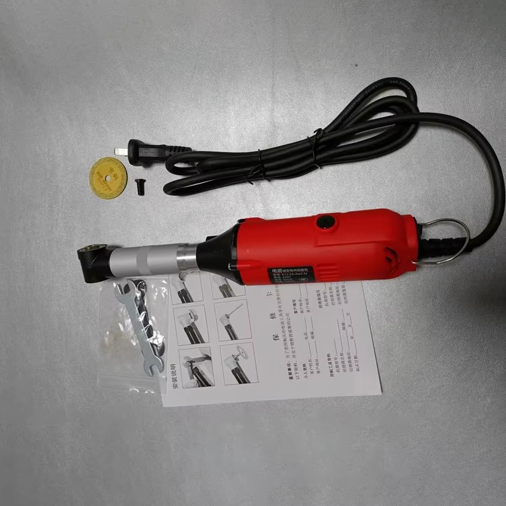 Toplionace Limpiadora de Ranuras de Azulejos Eléctrica de 220V CA, Herramienta Manual para Quitar Lechada con Velocidad Ajustable de 350W