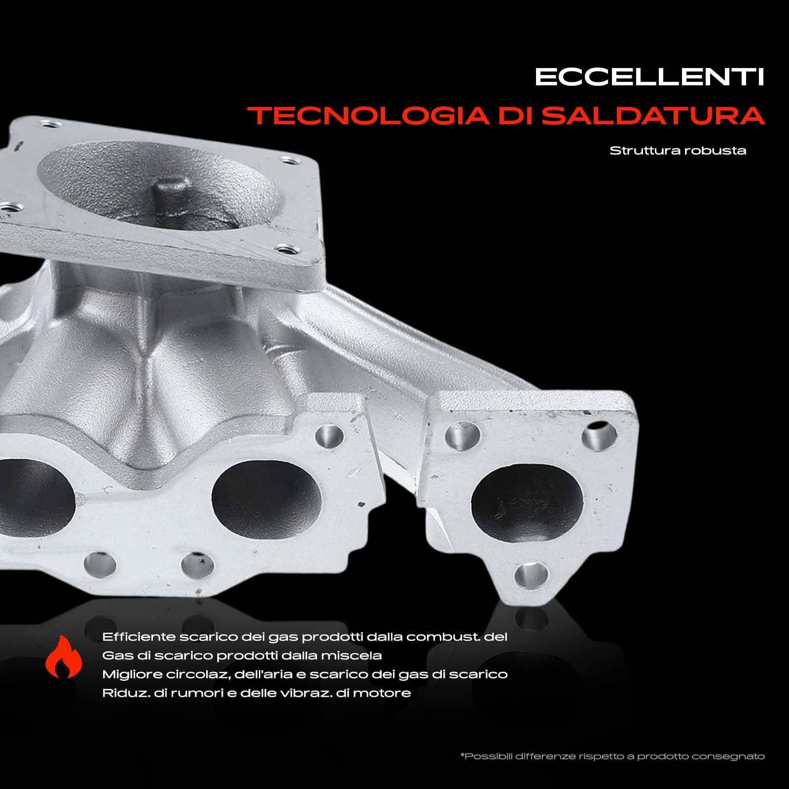 Frankberg Collettore di scarico Collettore Benzina Compatibile con 207 WA WC 1.4L 307 Break 3E 1.6L 206 CC 2D 1.6L Berlingo Multispace B9 1.6L 206 Compatto 2A/C 1.6L Replace# 0341G2
