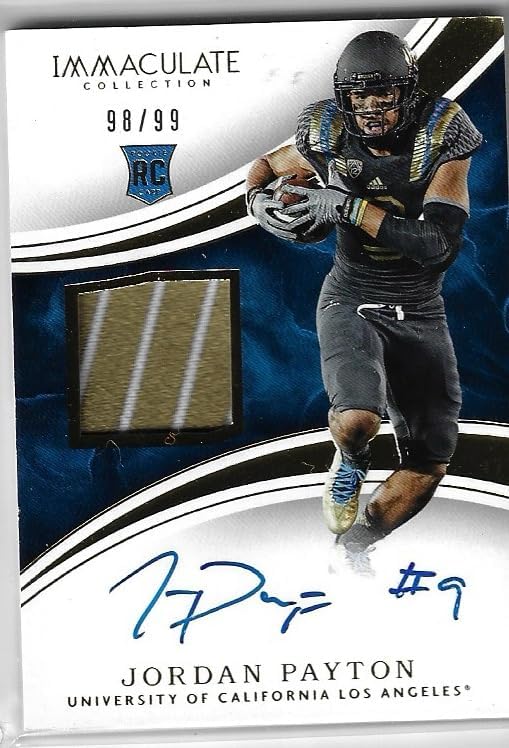 Jordan Payton Serial Numbered #98/99 Autographed Immaculate Signature Patches Card RPA Auto Collectible Football Card - 2016 Panini Immaculate Collection Football Card #137 (Browns)