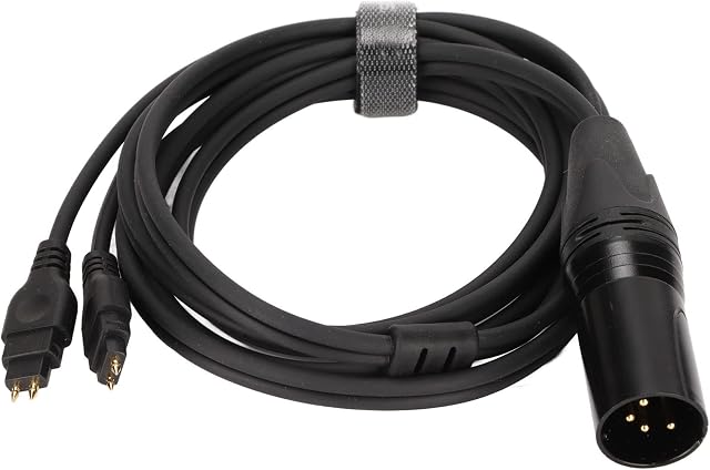 Annadue HiFi Cable with 4-pin XLR Balanced Male for Sennheiser HD650 HD600 HD580 HD660S HD58X HD565 HD545 HD535 HD6XX Headphone Replacement Audio Upgrade Cable