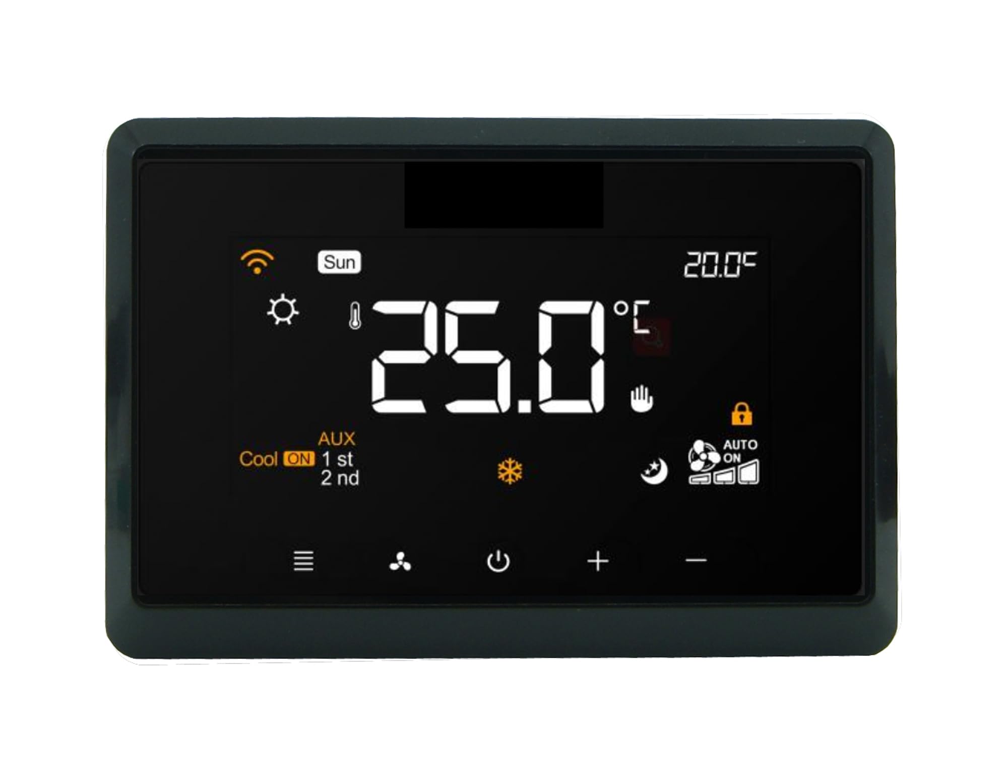 KOBAN KTFD-29 Termostato Digital Multifunción para Calefacción y Aire Acondicionado Controlador de la Temperatura de Pared con Selector de Calor y Frío Programable 7 Días a la Semana