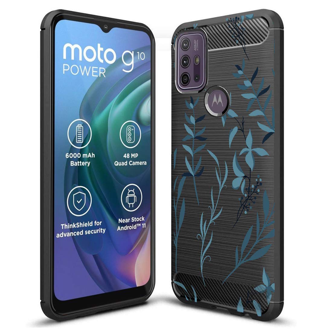 Fashionury Rugged Armor Designer Rubberized Printed Back Cover for Motorola Moto G10 Power/Motorola G30 for Girls and Boys (Multicolour) -HB036 (B08YXFRTY5) Amazon Price History, Amazon Price Tracker