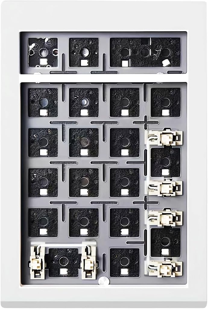 LMK21 Aluminum Alloy Mechanical Number Pad,VIA Programmable Wireless Numeric Keypad Tri-Mode BT5.0/2.4G/Type-C Rechargeable Numpad RGB Hot-Swap Gasket Keypad for Laptop/PC/TKL Keyboards