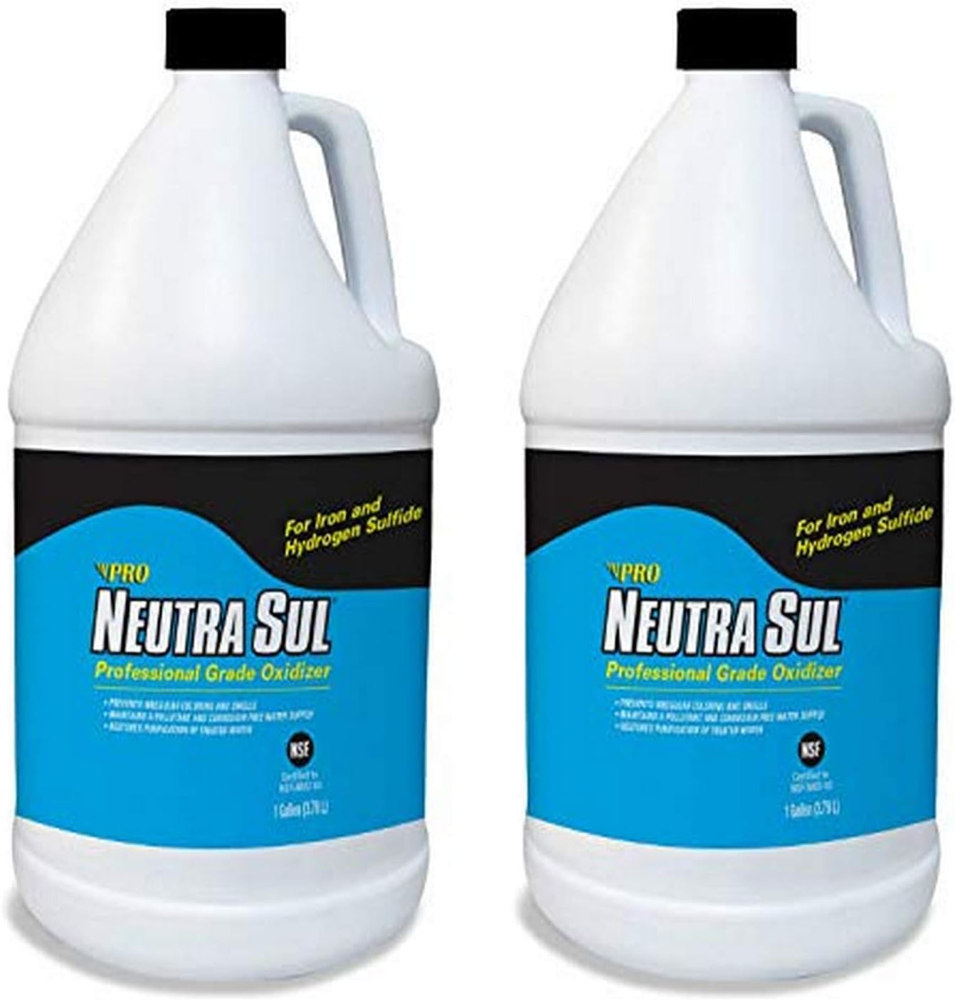 Neutra Sul HP01B Professional Grade Oxidizer, Neutralize Rotten Egg Smells and Pollutants, 1 Gallon, 2 Count