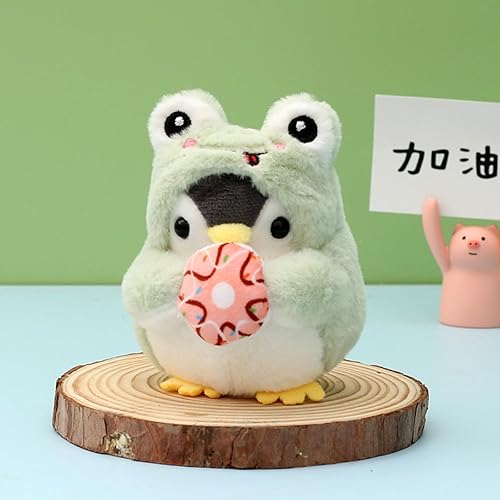 Miniatura 5 de Lindo llavero de pingüino Kawaii con diseño de pingüino de peluche para hombres, mujeres, niños. Colgantes de mochila..