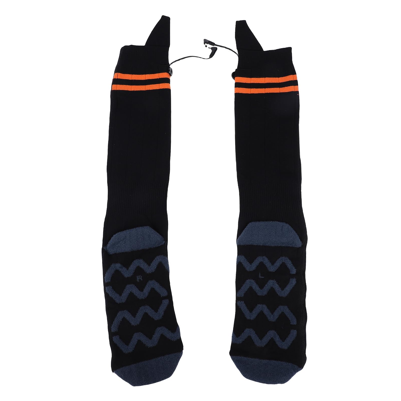 Chaussettes Chauffantes électriques, Doubles Chaussettes Thermiques Rechargeables 5000 MAh, 4 Réglages de Température, Chauffe-pieds Chauffants avec Technologie de Chauffage Rapide pour