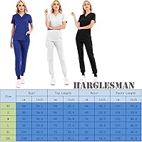 Vista 8 de HARGLESMAN Conjuntos de uniformes médicos para mujer