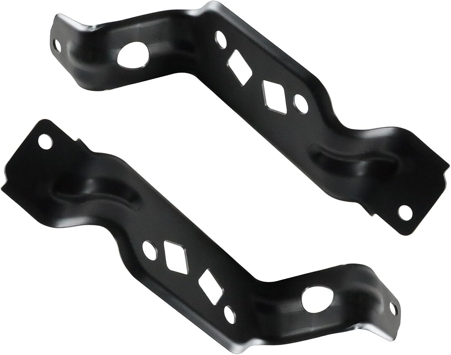 Bumper Brackets Set Front Driver & Passenger Side Compatible with 2011-2016 Ford F-250, F-350, F-450, F-550 Replacement BC3Z17754B, BC3Z17755B
