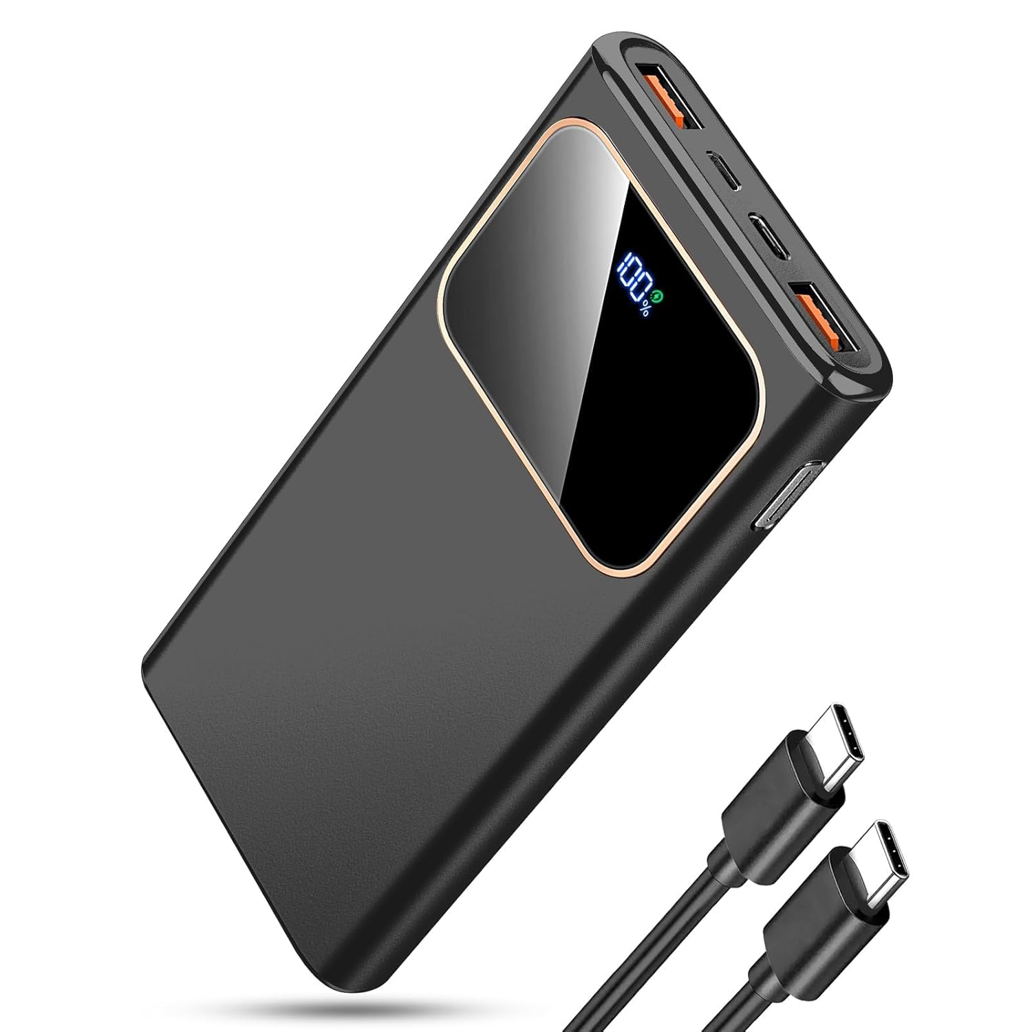 Power Bank 10000mAh Portable Charger USB-C Input Output 22 5W Fast Charging Battery Pack QC 4 0 PD3