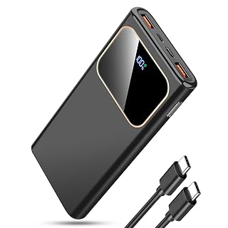 Coucur Power Bank 10000mAh Portable Charger, USB-C (Input&Output) 22.5W Fast Charging Battery Pack,QC 4.0+PD3.0 LED Display Phone PowerBank, for iPhone Samsung and etc Smartphones and All USB Devices - Amazon product rated Grade A