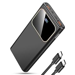 Power Bank 10000mAh Portable Charger USB-C Input Output 22 5W Fast Charging Battery Pack QC 4 0 PD3