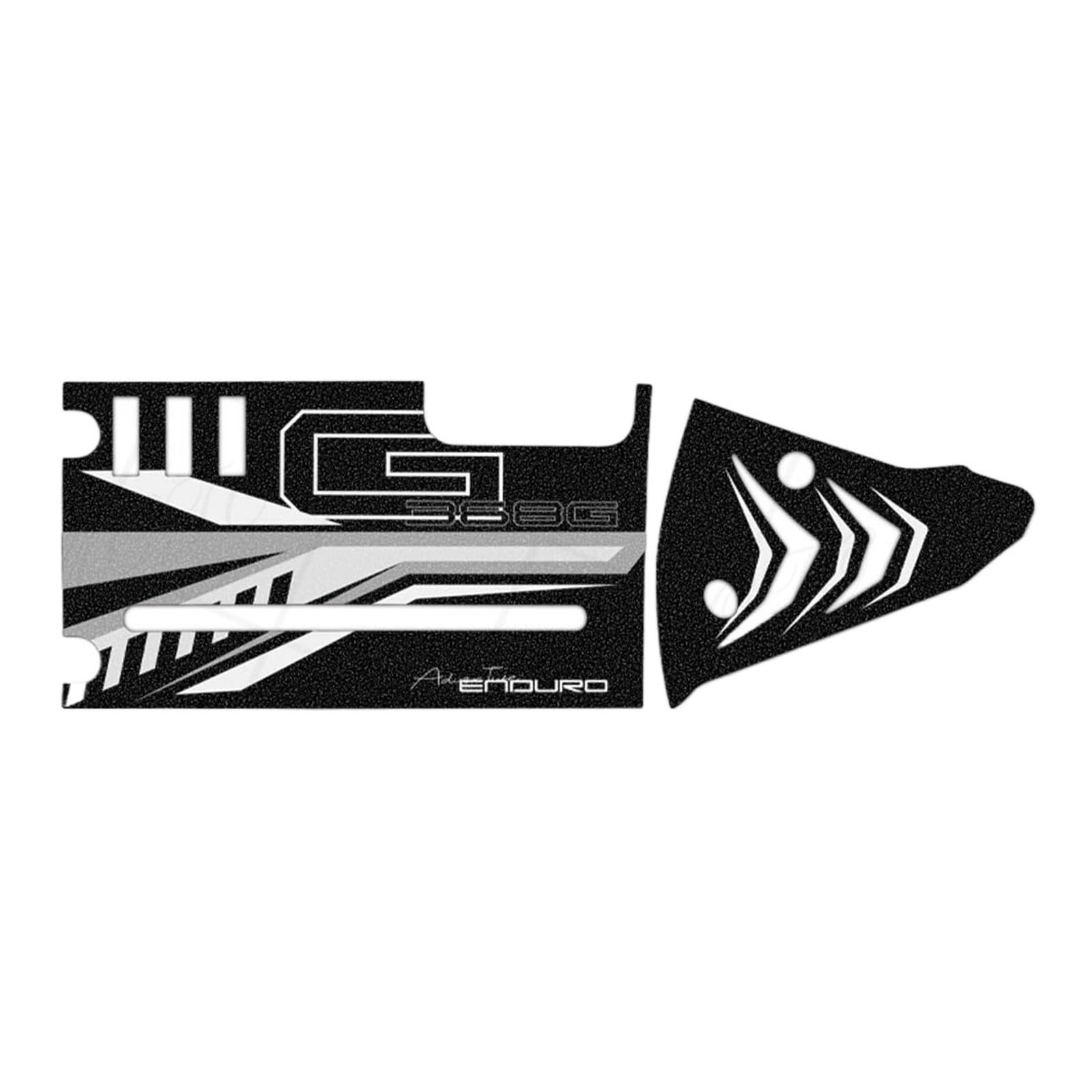 Decoration for Zontes 368 G G368 368G Frosted Sticker Exhaust Pipe External Protection Scratch-Resistant Decal(Frosted D)