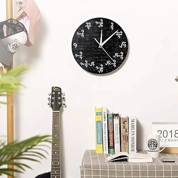 The Geeky Days Math Wall Clock for Classroom, Math Clock Wall Watch Unique Math Equation Formulas Mathematical Wall Clock Silent Non Ticking Battery Operated for Math Teacher Engineers Gift 12 Inch