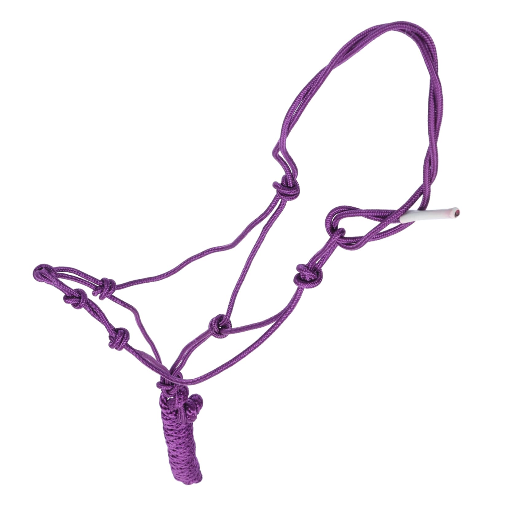 Cabezada De Cuerda Resistente para Caballos Accesorio Profesional De Entrenamiento Duradera y Cómoda Adecuada para Montar y Control Equino