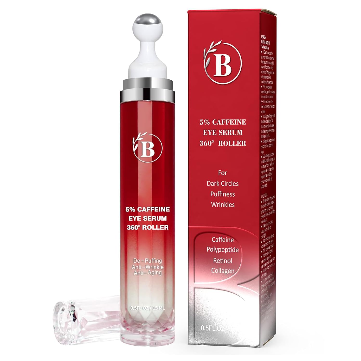 Generic Caffeine Eye Cream for Nourishing and Hydrating, 1.4 Fl Oz (Pack of 1)