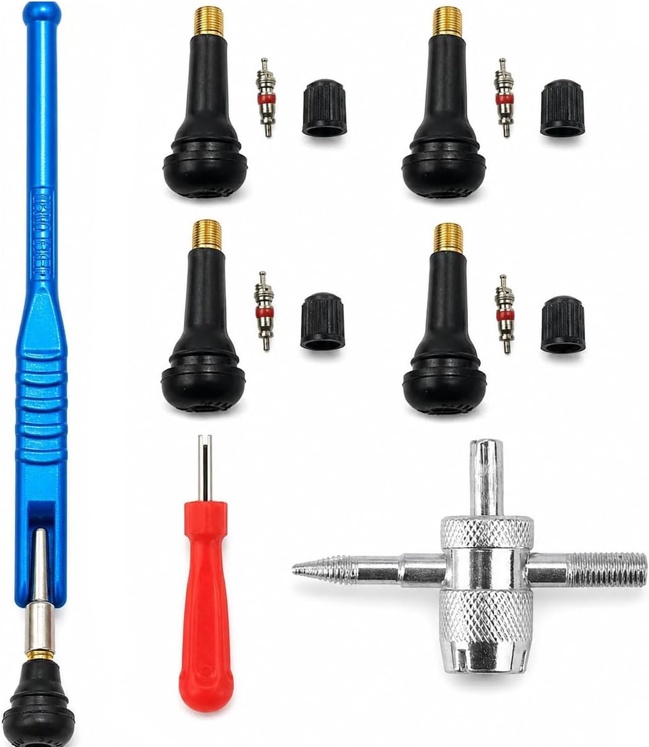 Kit Valve Pneu Voiture Xiciki - 11 Pièces