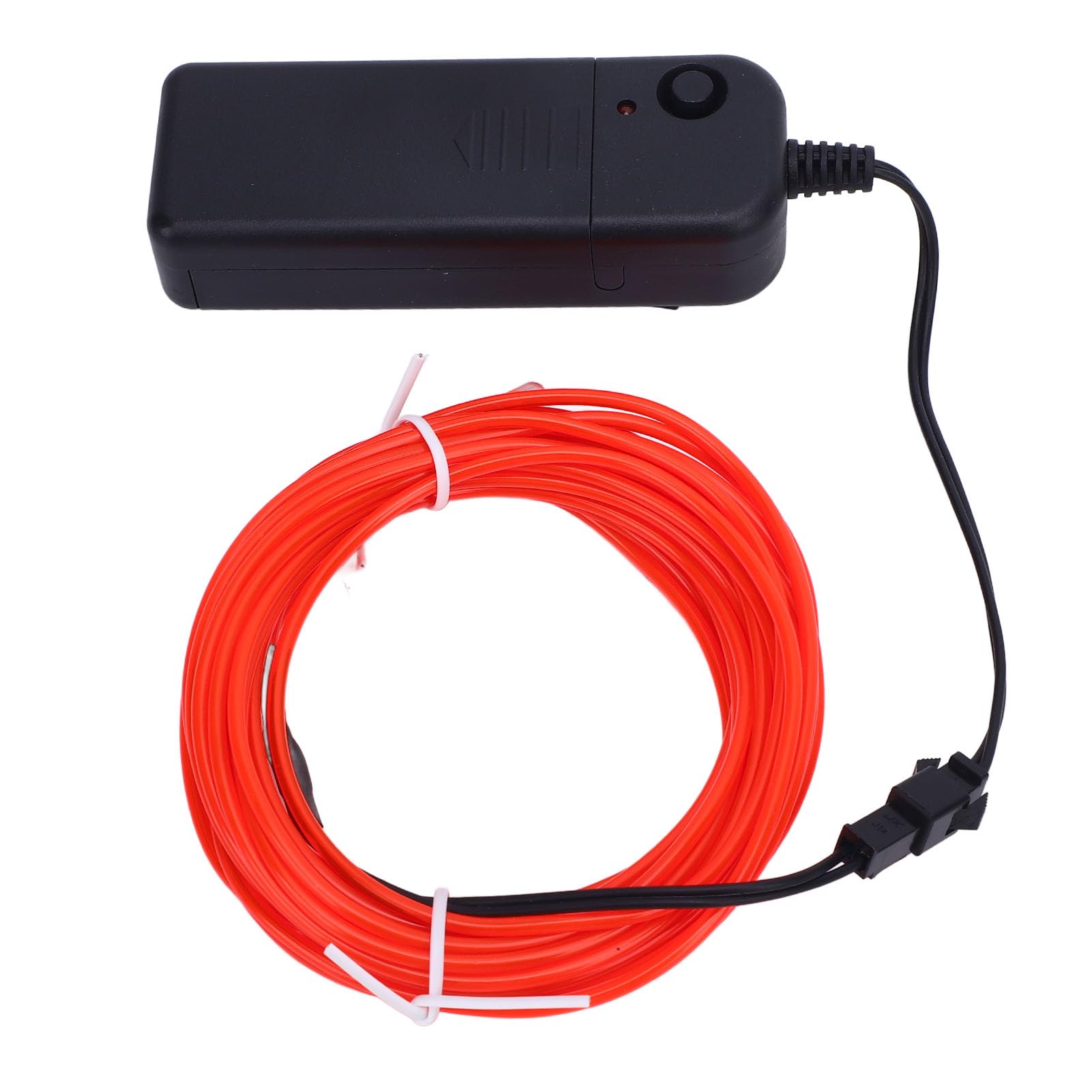 Zerodis 2Pcs EL Wire Red 16.4ft/5m 360 Degree Glowing Rope Lights for Parties for All Hallows Day Decor