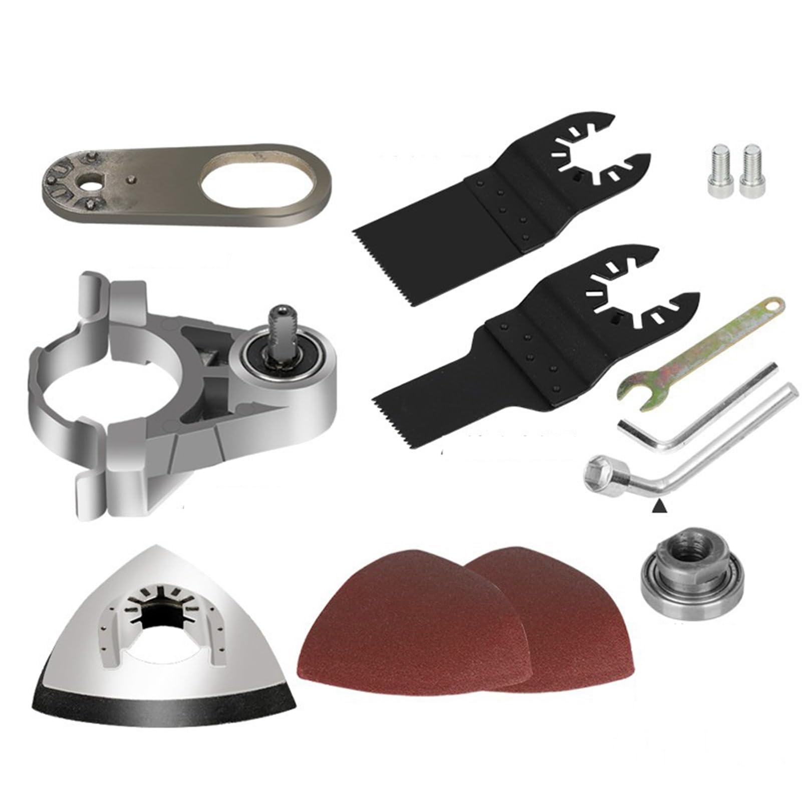 Adaptateur meuleuse d'angle multi-lames pour rainurage précis du bois tendre
