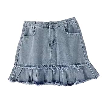 【美品】 treat ürself denim frill mini skirt Ruffle Denim Mini Skirt – Mabel Love Co