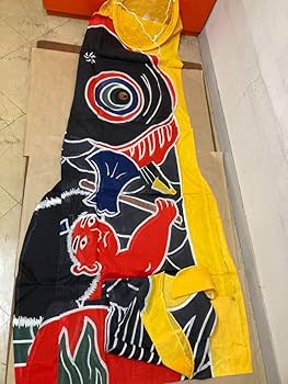 本染鯉幟 鯉のぼり 昭和レトロ レトロ 大　 ヴィンテージ品　赤　黒　2色　希少 Amazon | 2点 ダイヤ印 金太郎 鯉のぼり 黒4m赤2m 木綿 昭和レトロ