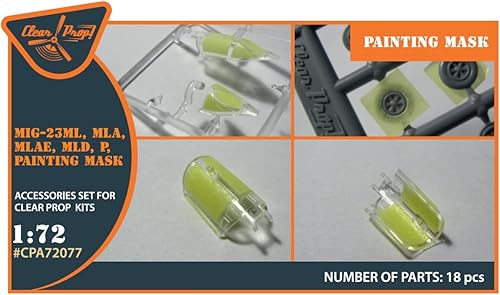 Miniatura 2 de CLEAR PROP CPA72077 172 MiG-23ML, MLD, P, MLAE PE fijado para kits de CP