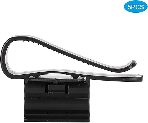 Miniatura 9 de Haosie Abrazadera de tubo de tanque de peces de 5 piezas, clip de montaje ABS, soporte de manguera de acuario para tubería de 0.315-0.630 in