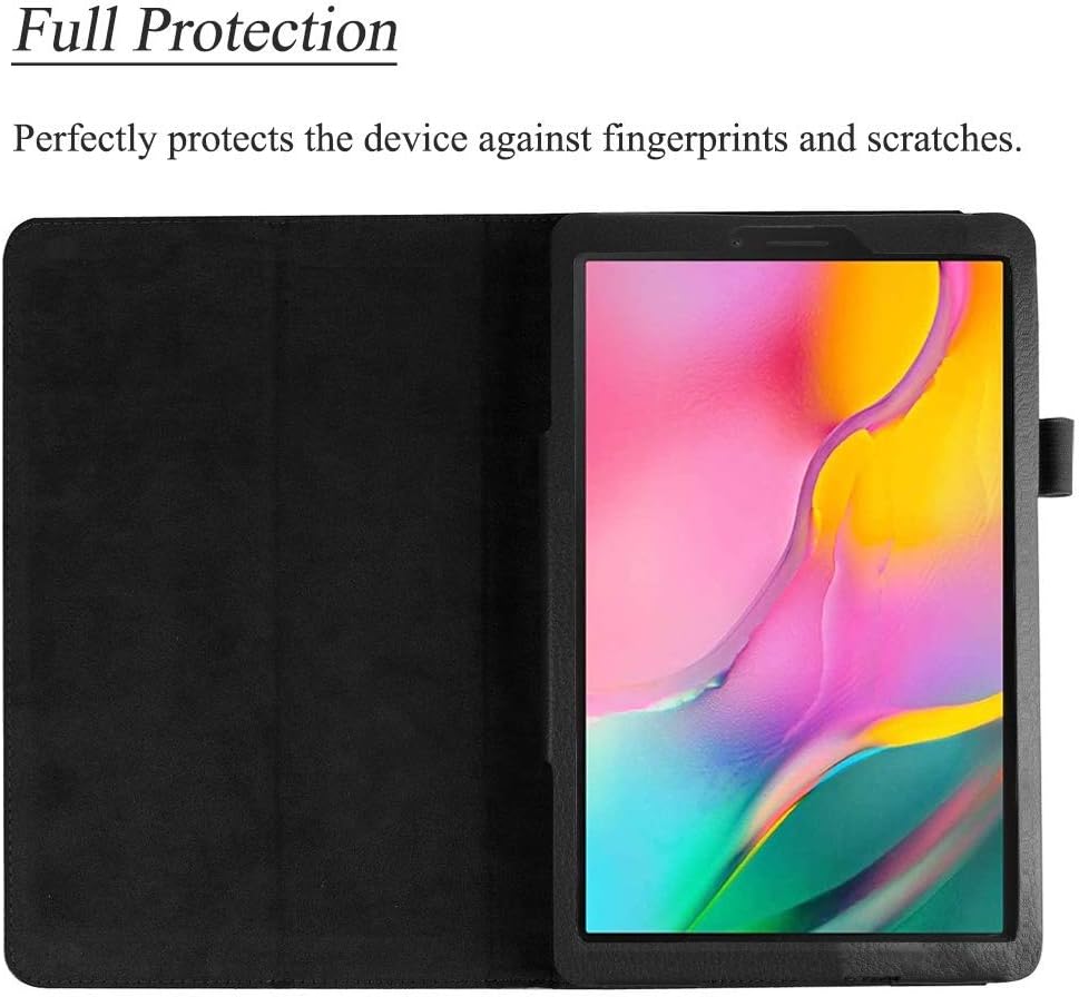 Case for Galaxy Tab A 8.0 2019 Without S Pen Model T290, Slim Premium Leather Folding Stand Cover Case for Samsung Galaxy Tab A 8.0 Inch 2019 Tablet (Model SM-T290/SM-T295) - Black image 5