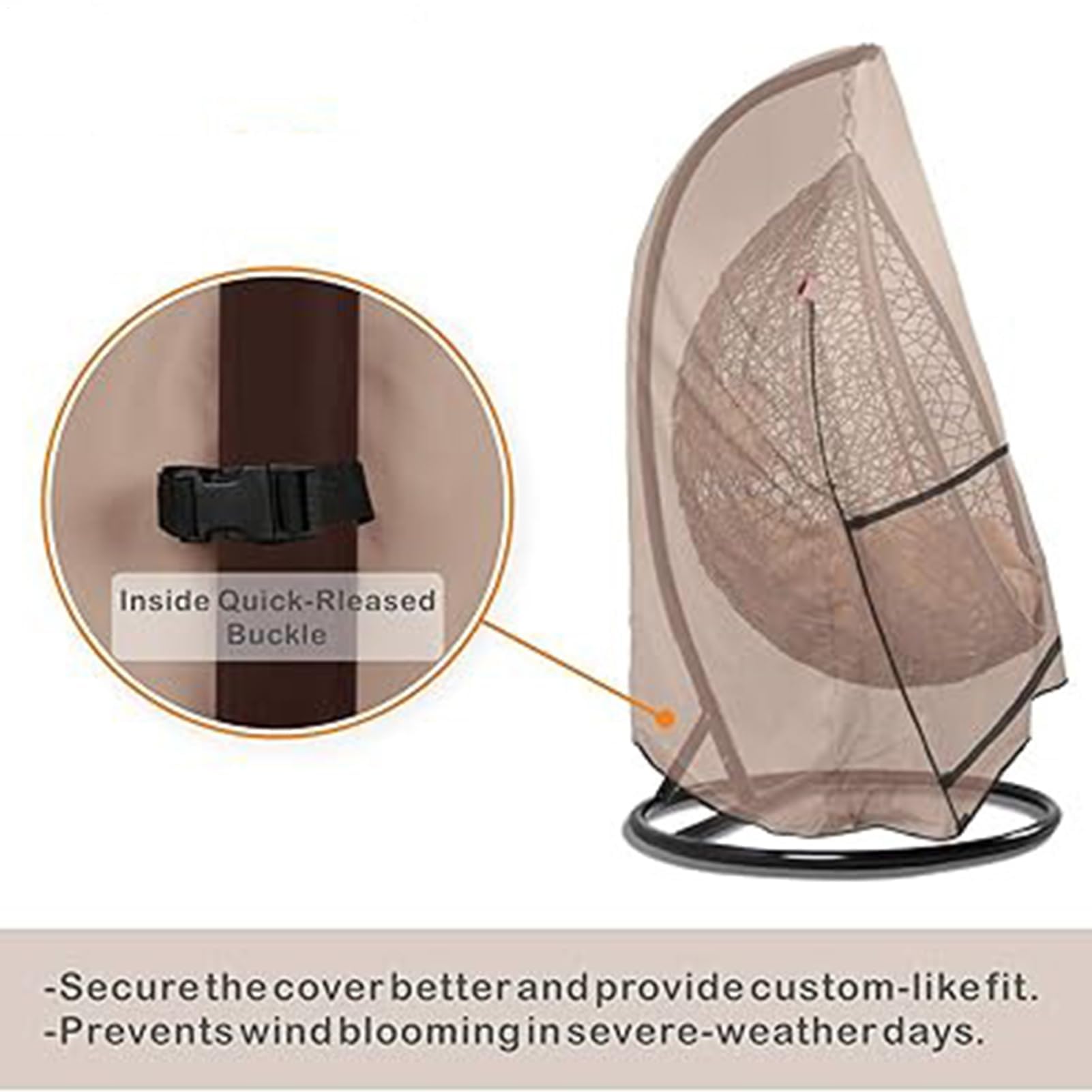 Funda impermeable y a prueba de polvo para silla GG, funda protectora para sillas de patio, uso interior y exterior, para el hogar, jardín, patio, balcón, sala de estar, hotel, zona de piscina