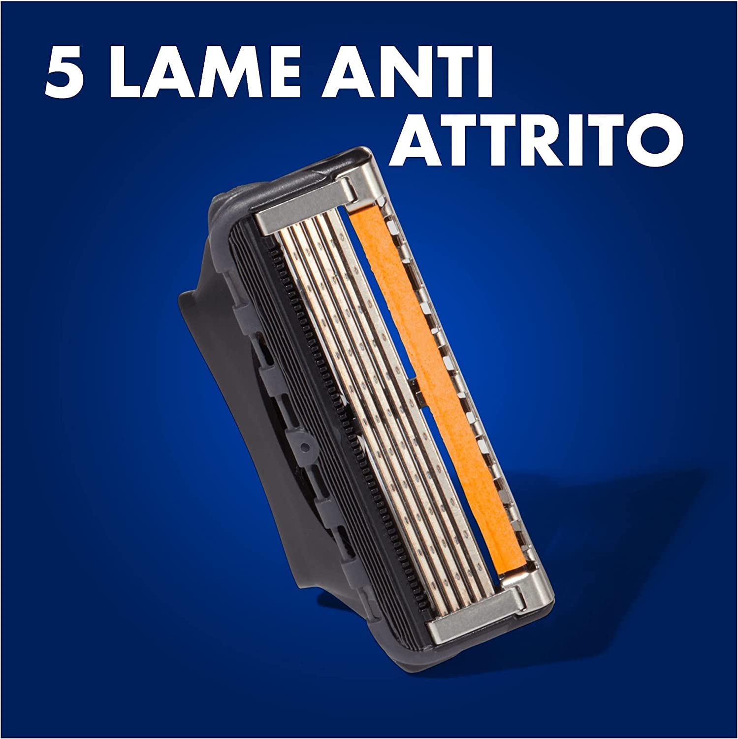 Gillette Fusion 5 ProGlide, LAMETTE DA BARBA, 12 RICAMBI (da 5 Lame), Delicatezza Elevata con TECNOLOGIA FLEXBALL, Fino a 1 MESE di RASATURA con 1 Lametta, con PENNA INCLUSA, IDEA REGALO UOMO