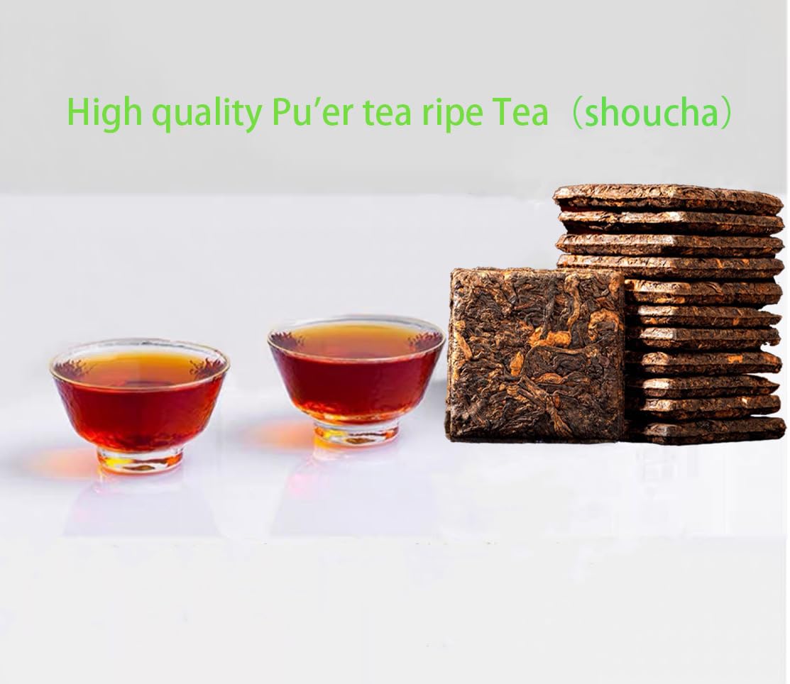 Premium Pu-erhTea，pu erh leaf，ripe tea7.05oz/200g-云南陈年普洱熟茶（ Pu-erh Tea Chunks) - Image 3