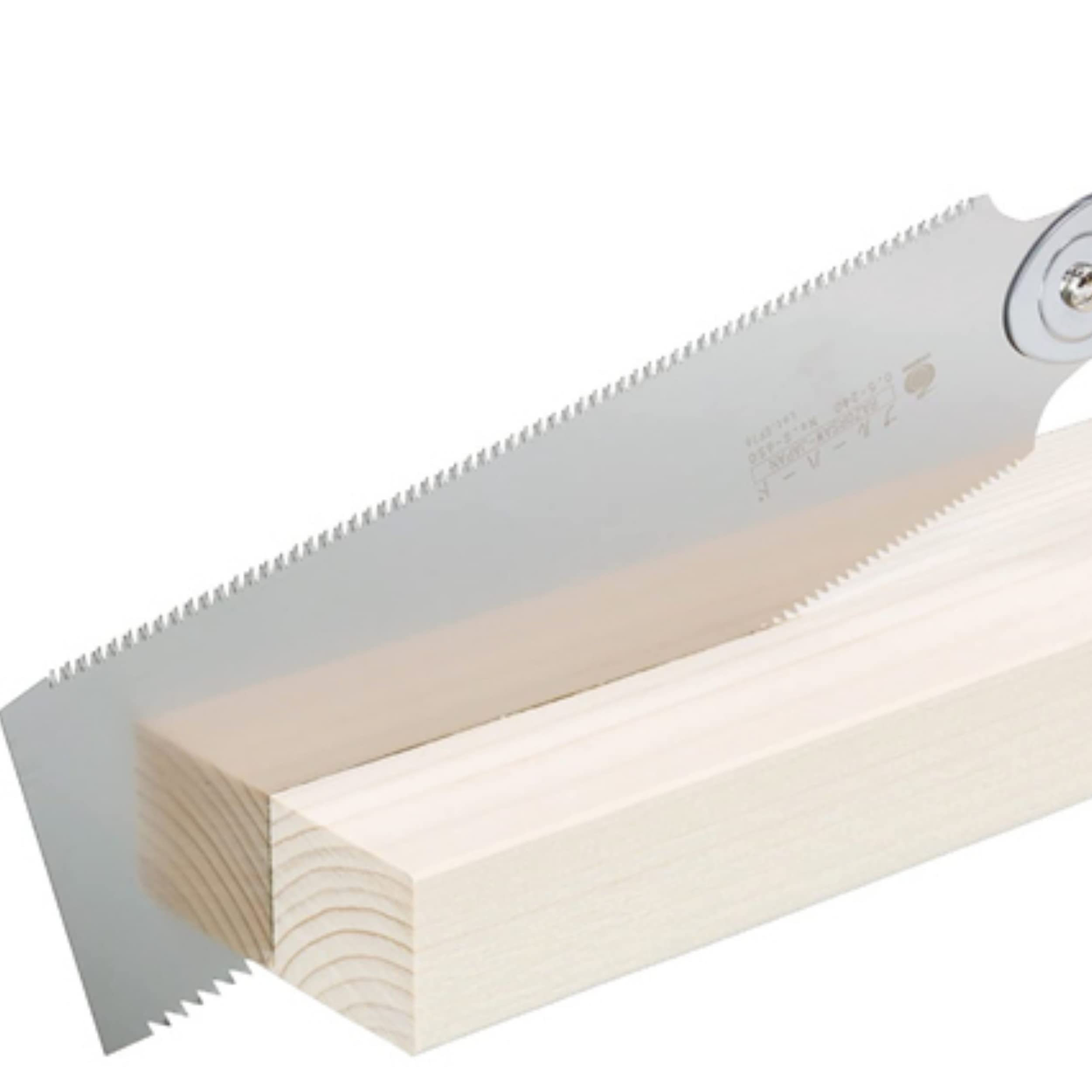 Sierra japonesa Sol-éco Ryoba 240 | Sierra manual para madera | Hoja flexible con dos dientes para corte transversal y longitudinal | Carpintería, obra | Mango de ratán | Made in Japan
