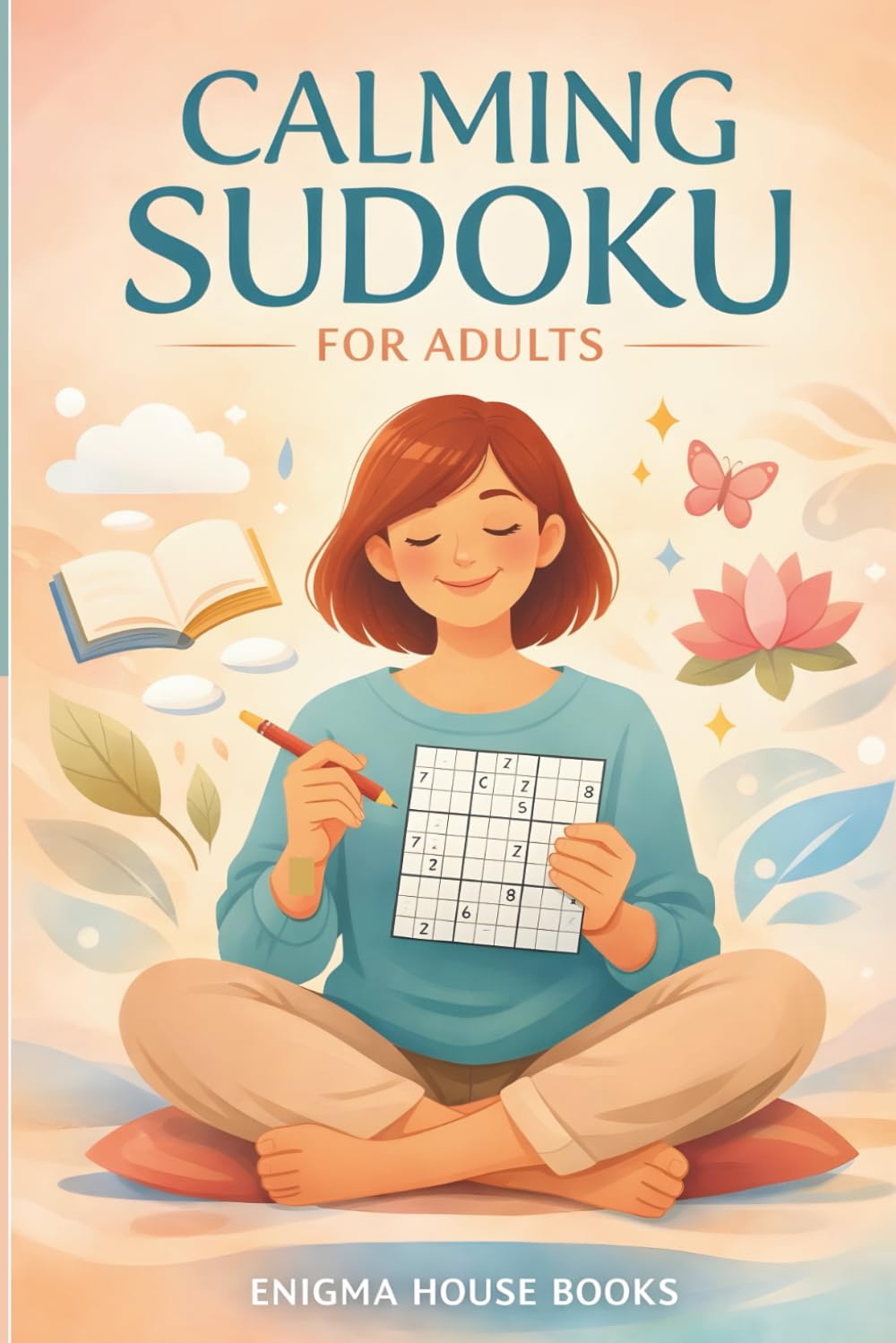 Calming Sudoku for Adults: 50 Relaxing Logic Puzzles to Reduce Stress, Anxiety and Improve Focus