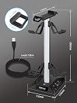 VCOM RGB Casques de jeu Stand avec 2 USB et 1 Ports de type C, porte casque avec 10 Modes de lumière et caoutchouc antidérapant, Convient pour tous les accessoires d'oreille, Meilleur cadeau pour les joueurs de bureau