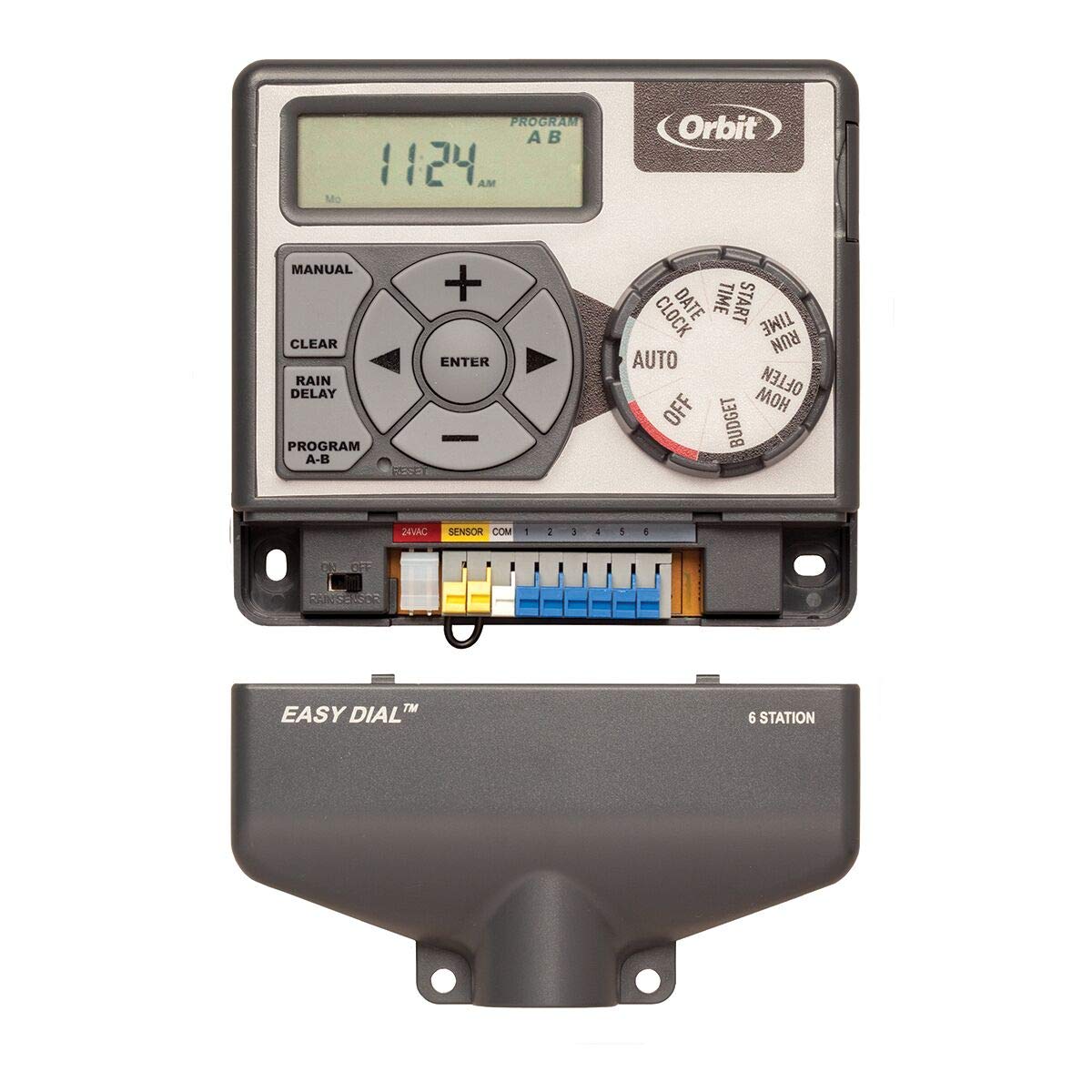 Orbit Europe 94884 Pocket Star Ultra - Timer Automatico per Irrigazione Interna a 4 Stazioni