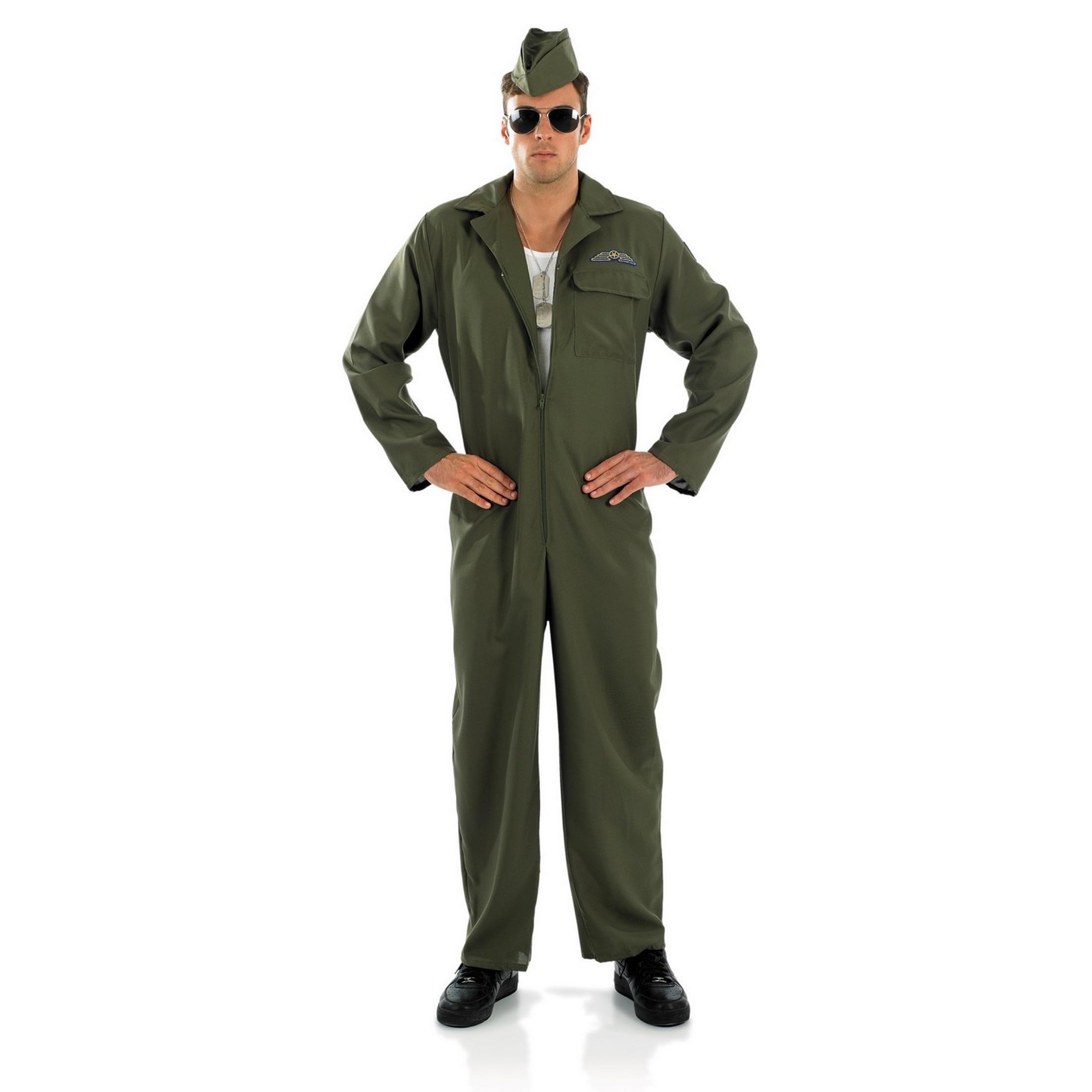 Fun Shack Deguisement Militaire Adulte, Costume Aviateur Halloween