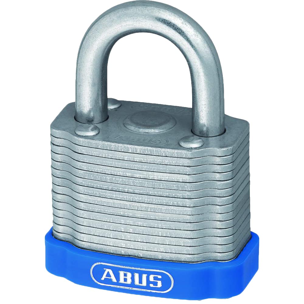 Abus Grey 41/30 Laminated Padlock, Laminated Steel Padlock, High Security Lock, Keyed Lock, For Gate, Shed, Toolbox, Locker (Weatherproof & Secure)