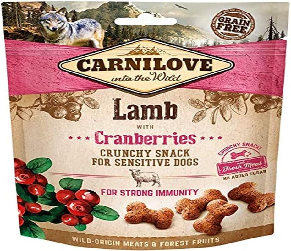 Carnilove Lamb with Cranberries Dog Treats 1x200g Amazon.co.uk Pet