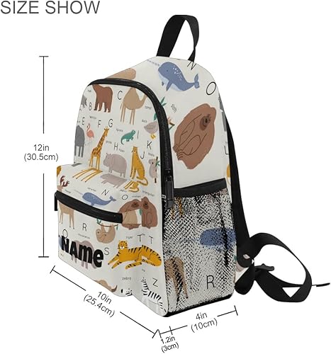 Miniatura 3 de Glaphy Mochila personalizada con nombre para niños mochila para viajes de guardería bolsas de libros con nombre personalizado para niños y niñas