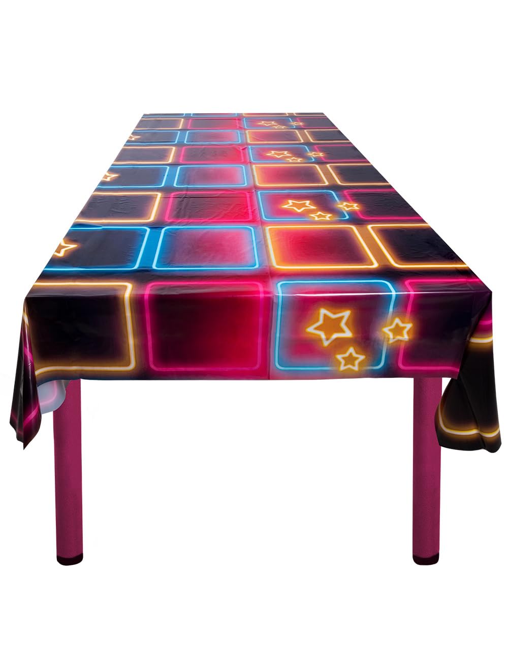 Disco Fever Plastic Tablecover 180cm x 130cm