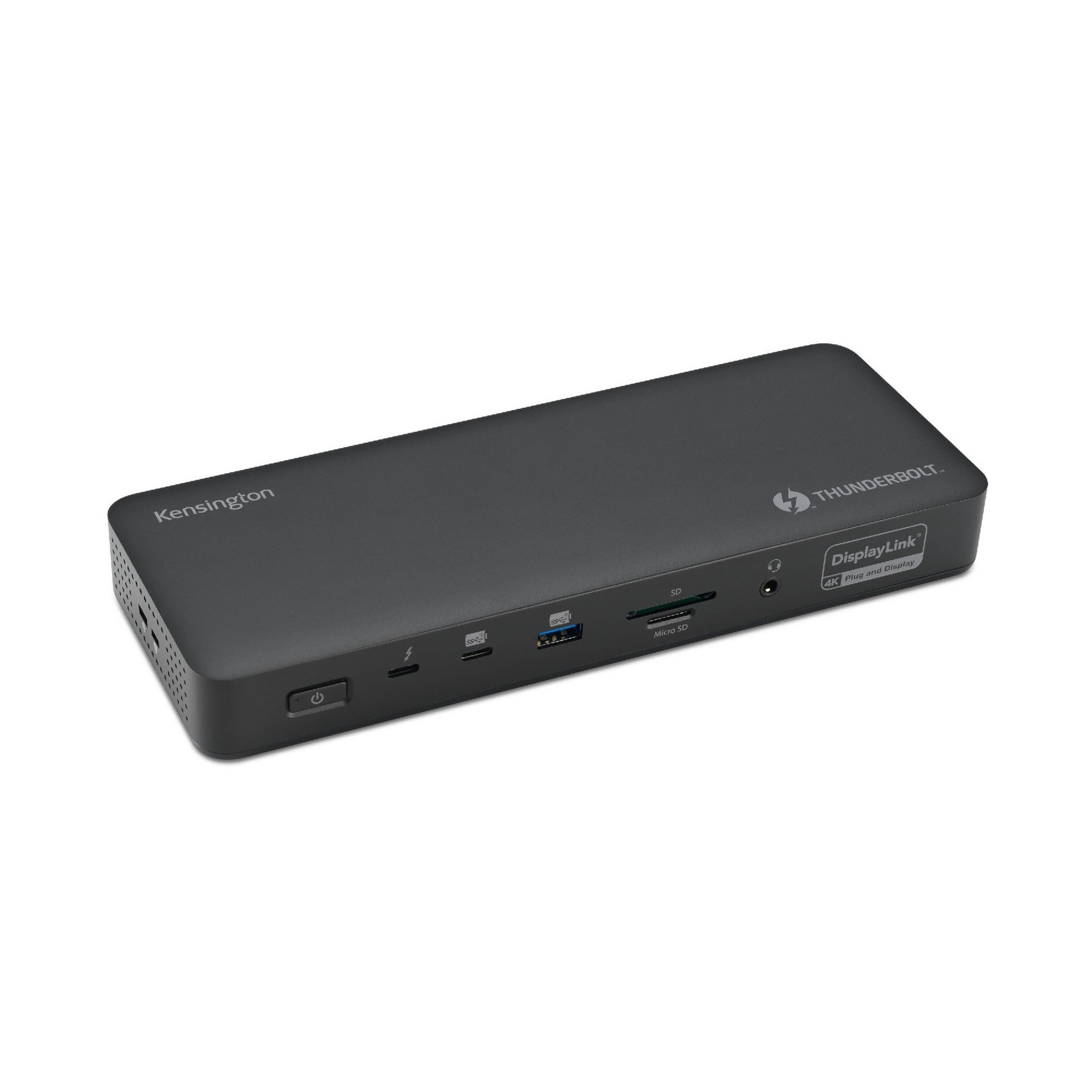 Kensington SD5920T EQ Thunderbolt 4 Quad 4K Hybrid Dock con tecnologia DisplayLink, lettori di schede SD e Micro SD, ricarica da 100 W, porte Ethernet e USB-A e USB-C 3.2 (K35234EU)